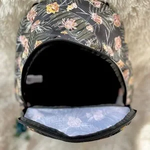 Vans | Bags | Nwt Vans Ranged Backpack Black With Floral  display picture 2